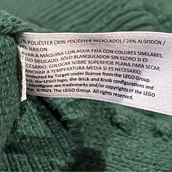 Lego x Target Green Bobble Stitch Chunky Sweater - Size Medium - Picture 13 of 14